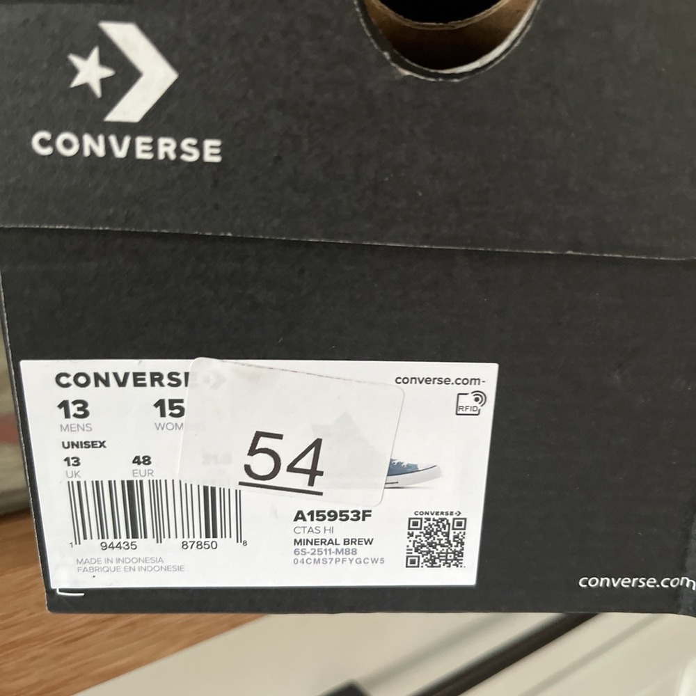 Converse Men's Chuck Taylor All star High Top Sneakers Kicks Streetwear Shoe NEW - Picture 3 of 7
